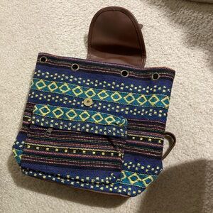 Boho Colorful Geometric Women's Backpack